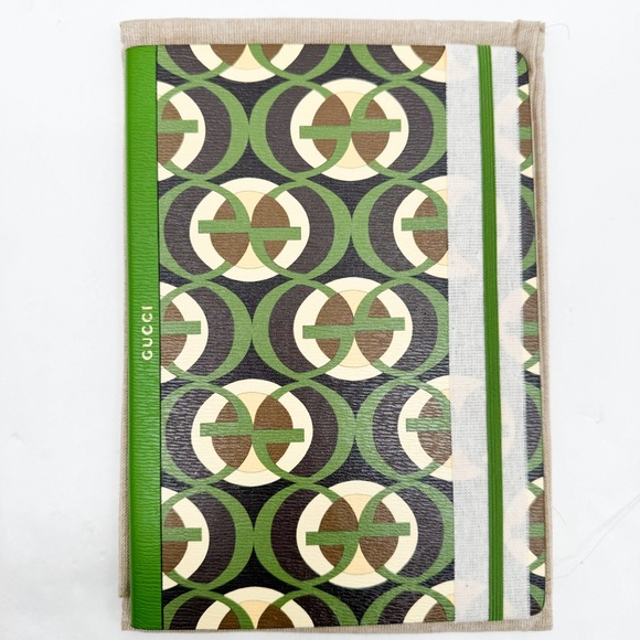 GUCCI Notebook and Pencil Case Stationery Set GG Cascade New in Box w/ Dustbags - Picture 3 of 16